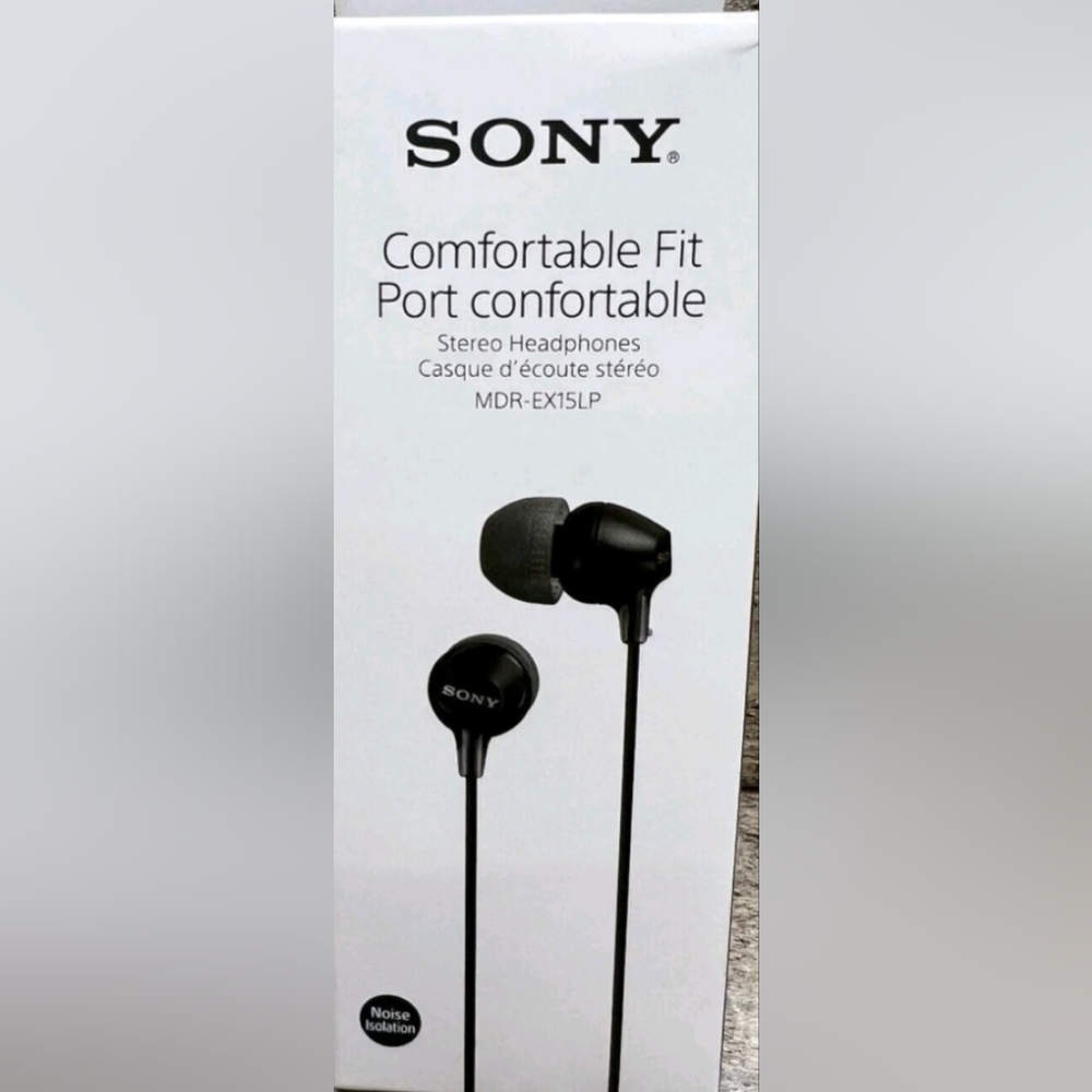 Sony Earphones- MDREX15LP (Black)